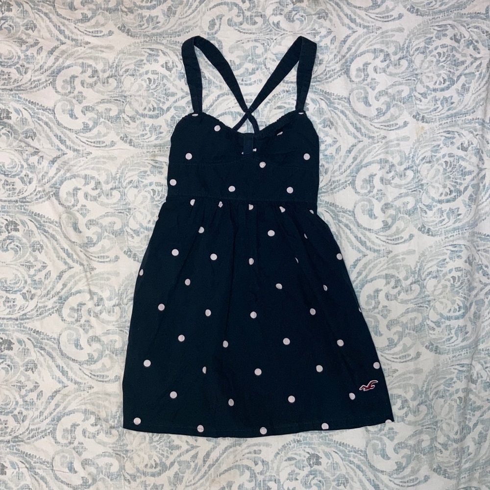 Dotted Linen Dress